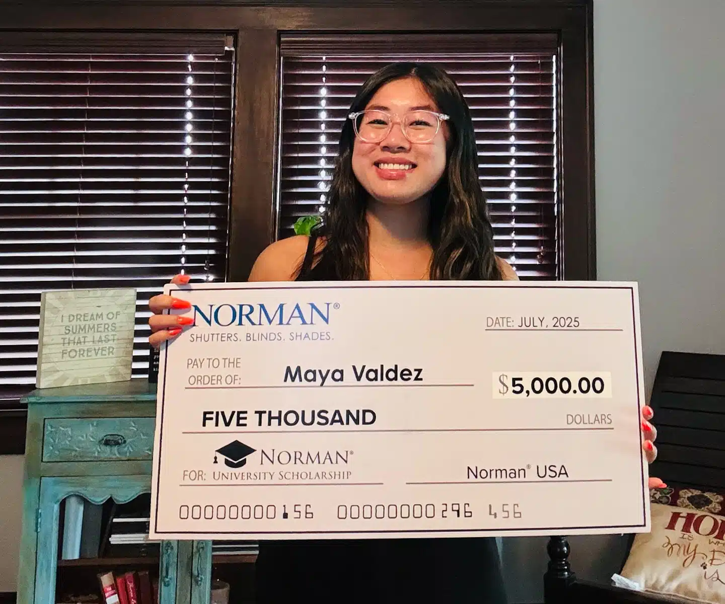 Meet Our Scholarship Recipient