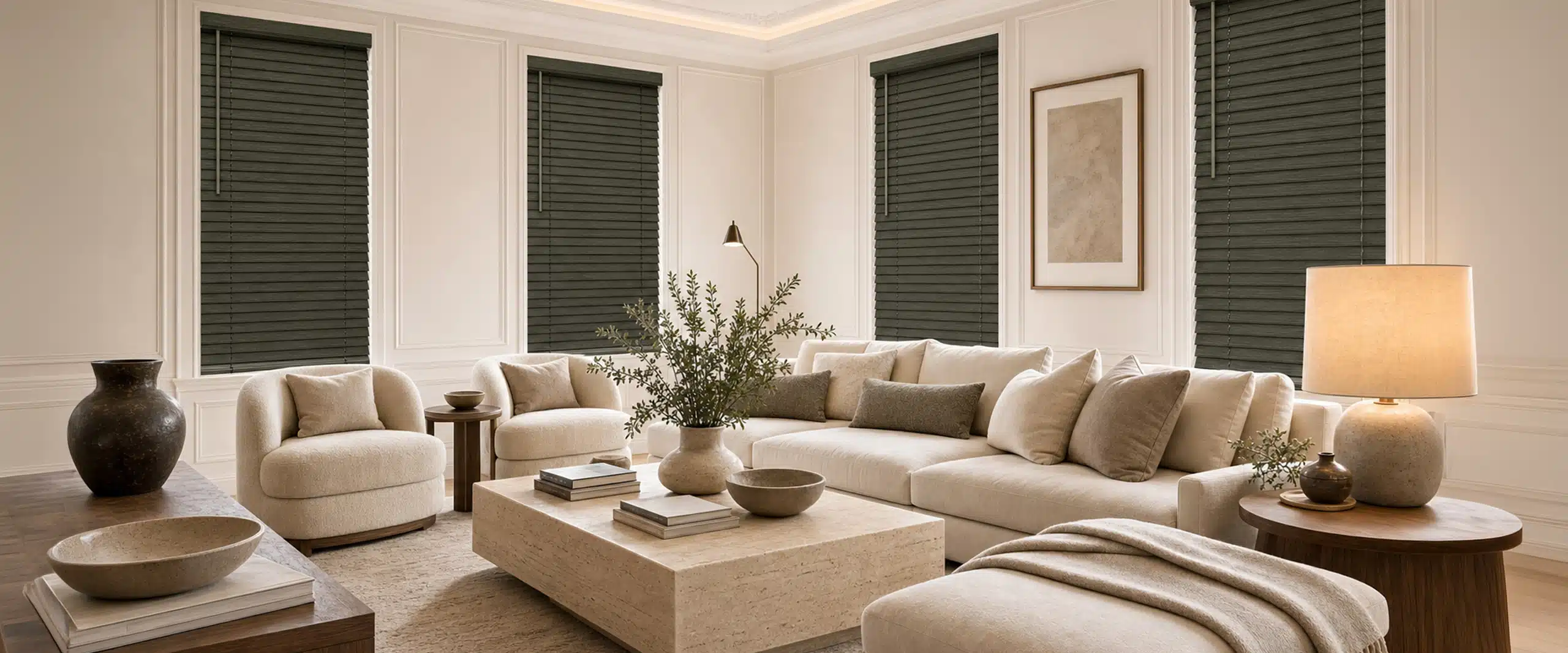 Premium Faux Wood Blinds